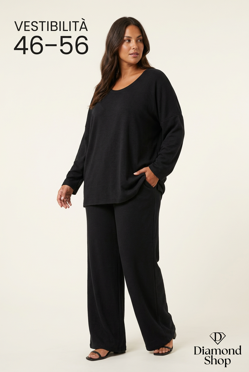 Completo curvy nero