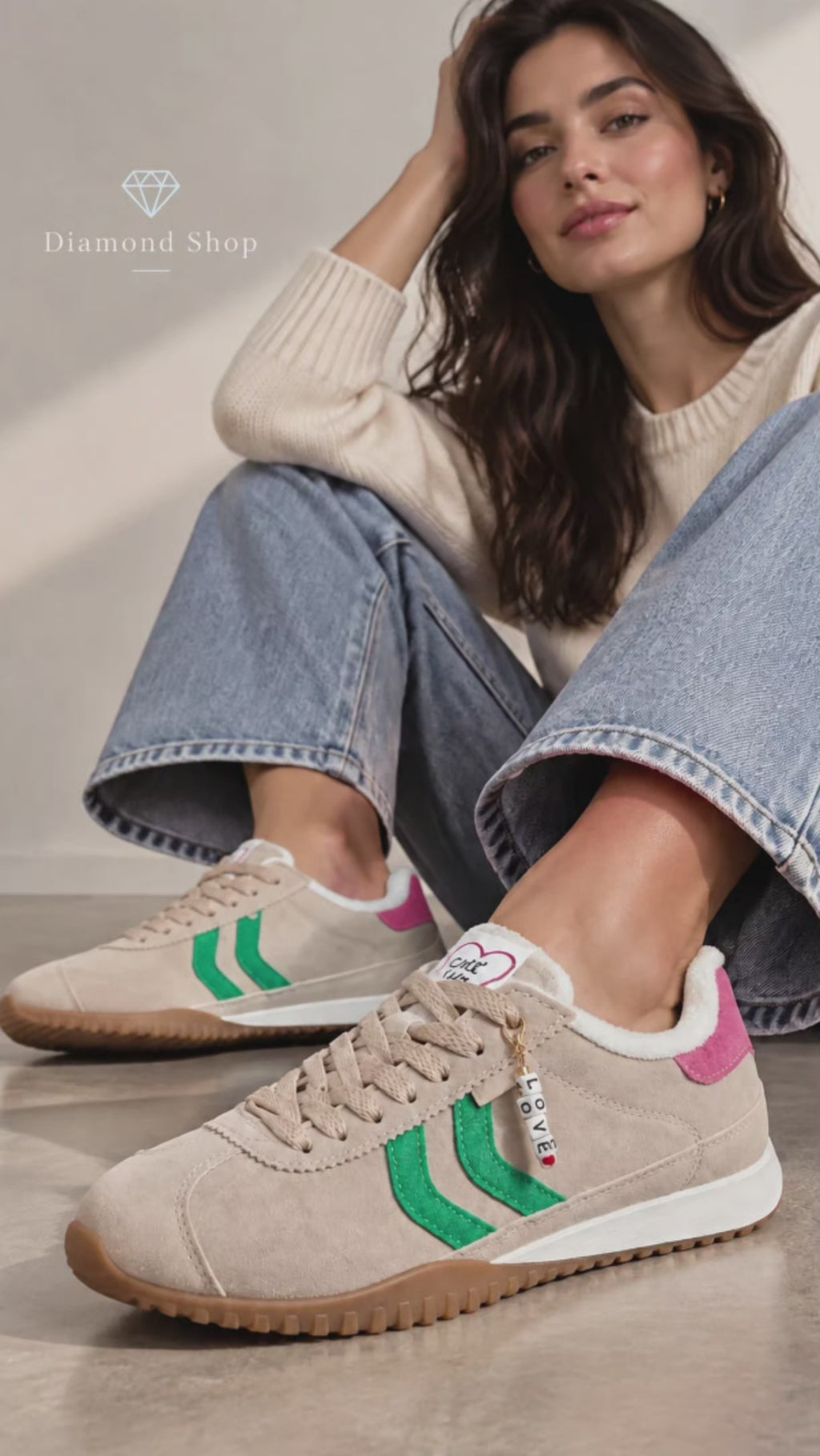 Sneakers Rétro "Love"❤️