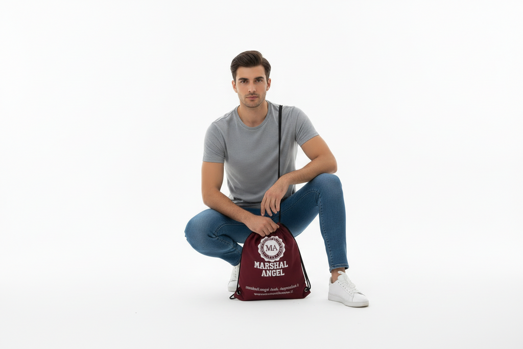 Sacca a Coulisse Unisex  Bordeaux – L'accessorio urban essenziale per ogni giorno
