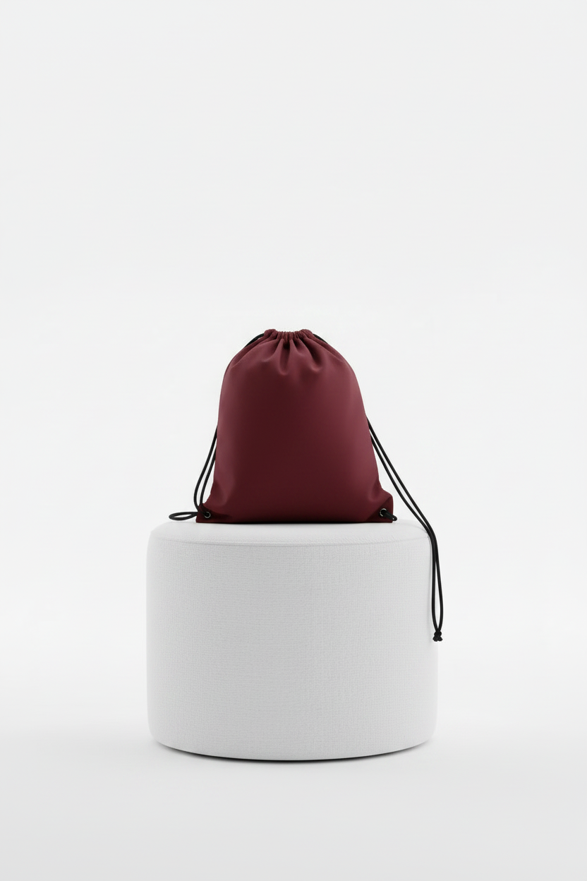 Sacca a Coulisse Unisex  Bordeaux – L'accessorio urban essenziale per ogni giorno