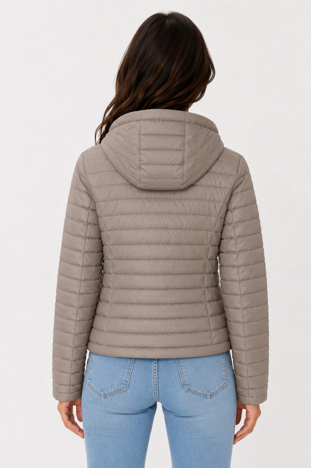Piumino Donna Reversibile Double-Face con Cappuccio