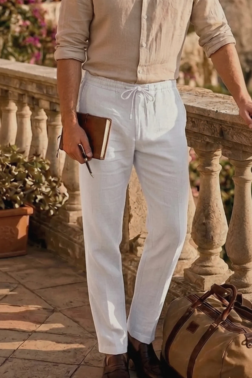 Pantaloni in puro Lino 🇨🇮