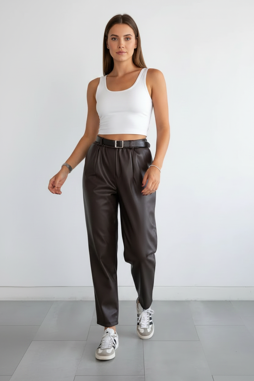 ✅Pantaloni Chic in Ecopelle Morbida💥