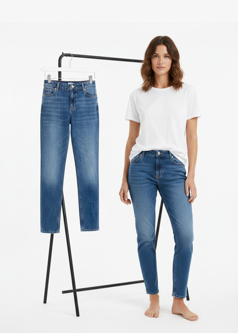 °Jeans Slim Fit° Elasticizzati a Sigaretta - Lavaggio Medio (Taglie 42-50)✅