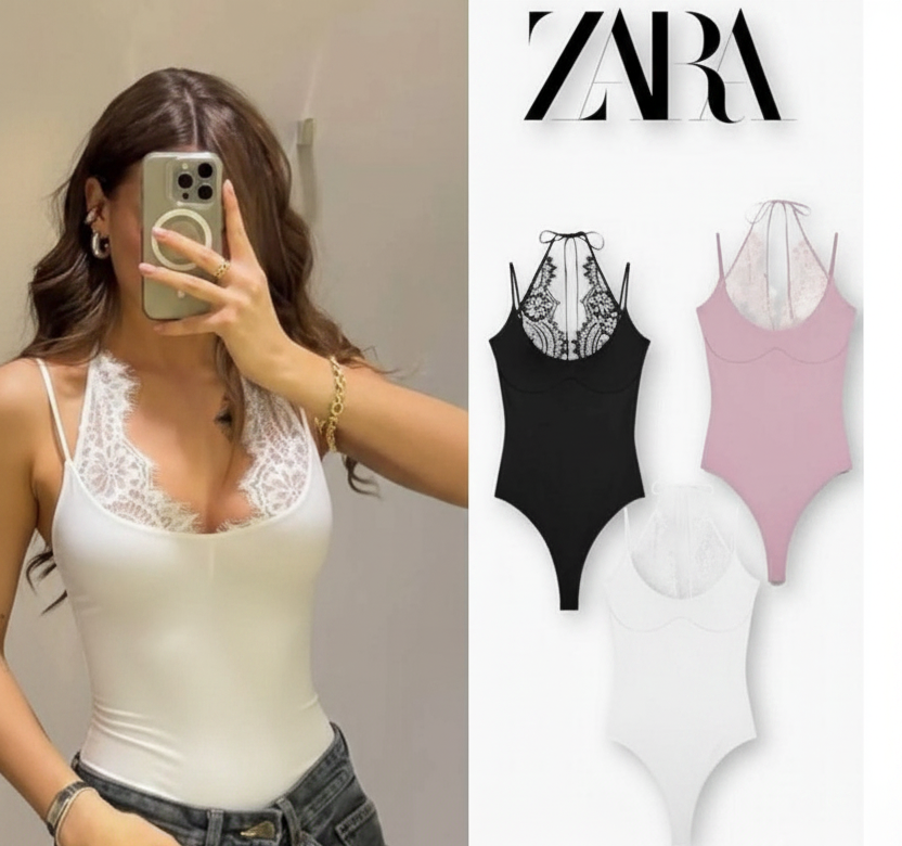BODY MIDI HALTER IN PIZZO