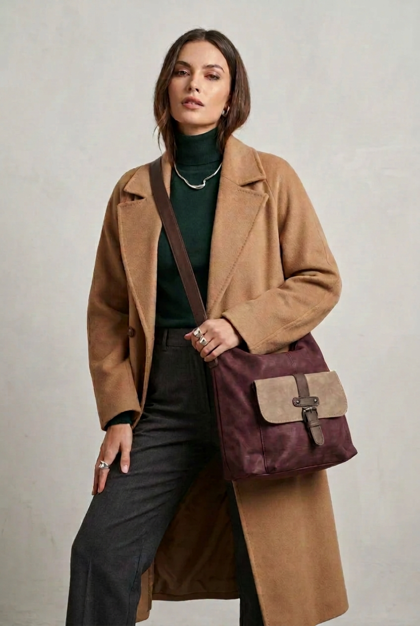 Borsa a tracolla e Zaino 2-in-1 Vintage Style –