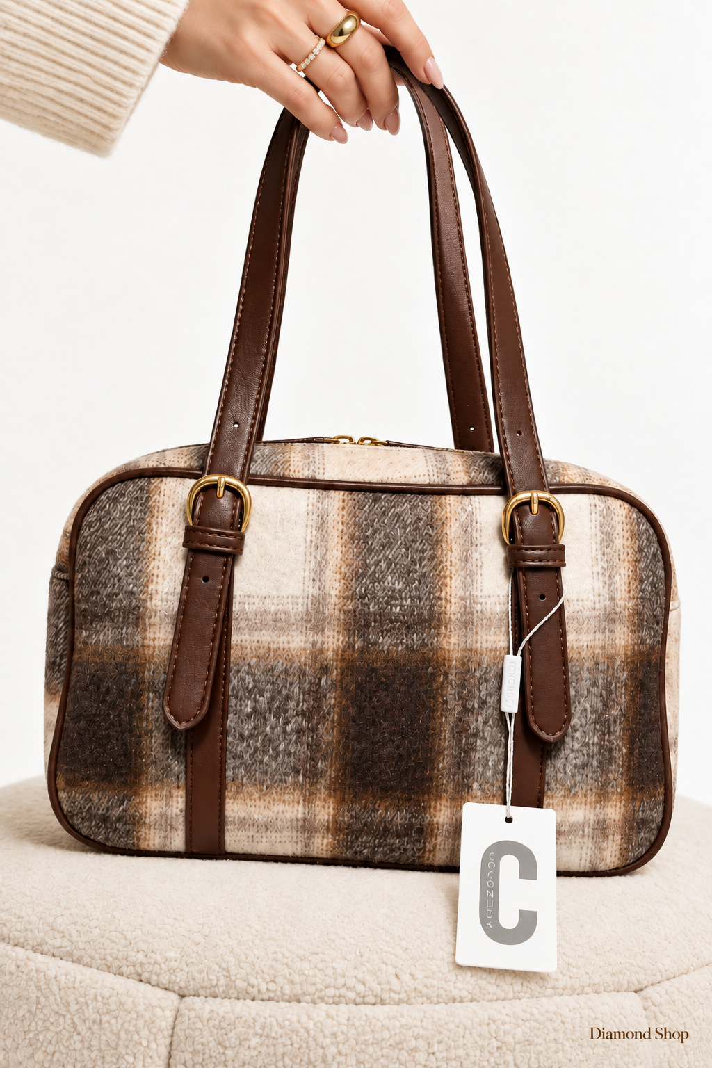 Borsa a Spalla Coconuda – Stile British Chic  AUTUNNO 🍂 INVERNO 🍁