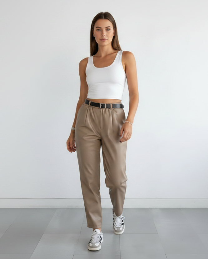 ✅Pantaloni Chic in Ecopelle Morbida💥