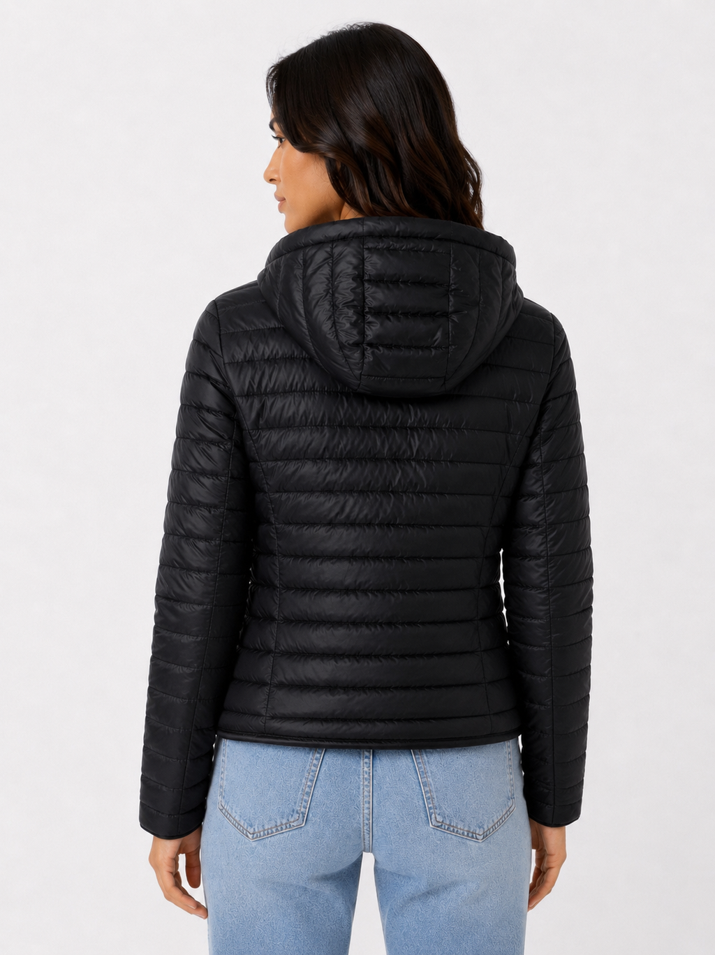 Piumino Donna Reversibile Double-Face con Cappuccio