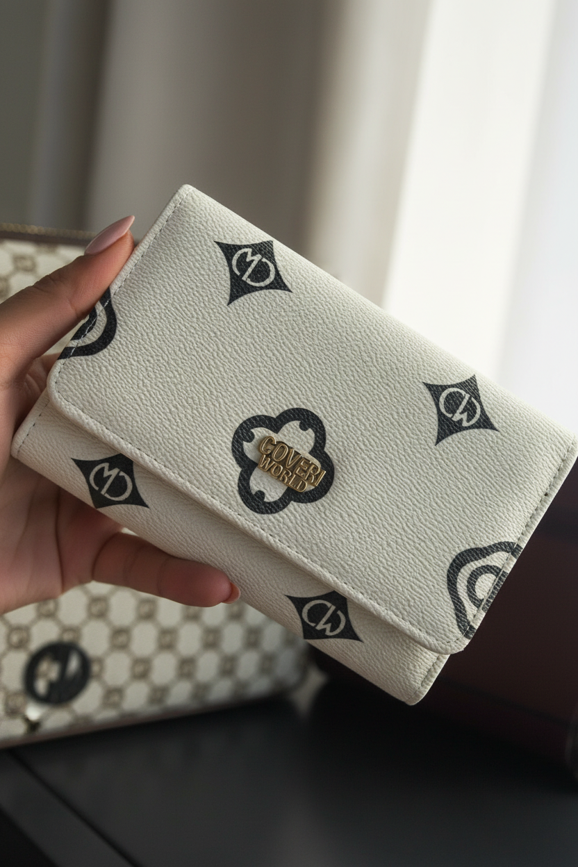 🔥Un accessorio versatile e chic che non può mancare nella tua collezione! Portafoglio Compatto Coveri World