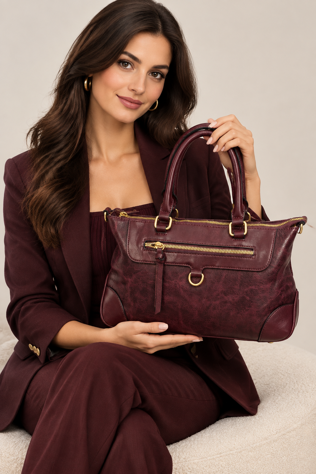 Borsa a Mano Antonia con Tracolla – Effetto Vintage (Offerta Esclusiva)