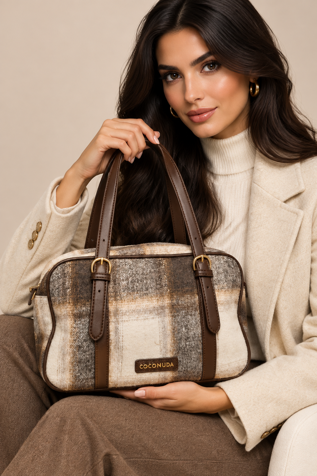 Borsa a Spalla Coconuda – Stile British Chic  AUTUNNO 🍂 INVERNO 🍁