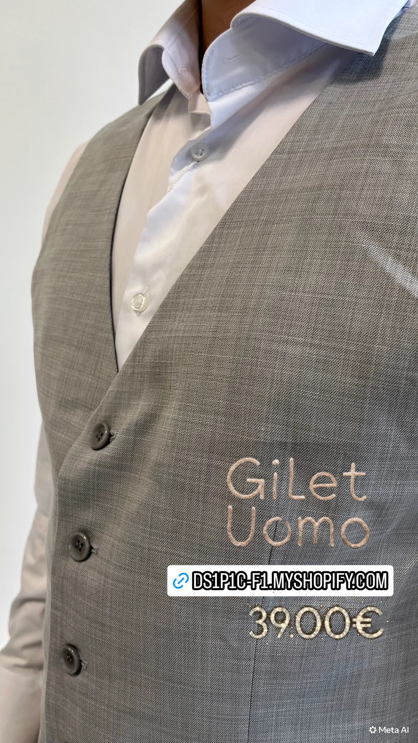Gilet uomo grigio 🇨🇮