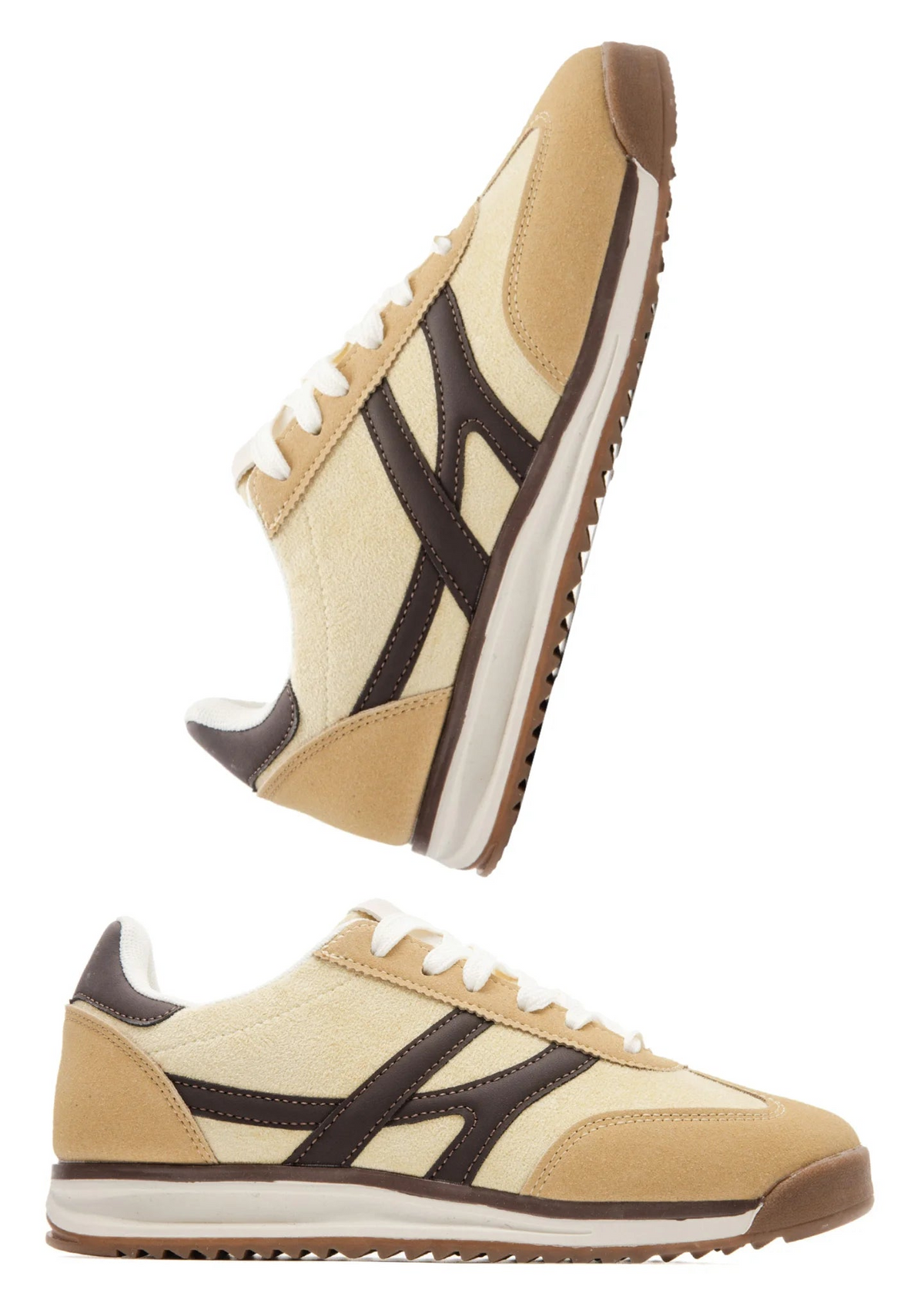 Sneakers Retro Running Donna – Casual Chic Suede