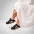 Sneakers Marlow Retro – Black & Soft Pink (Edizione Limitata