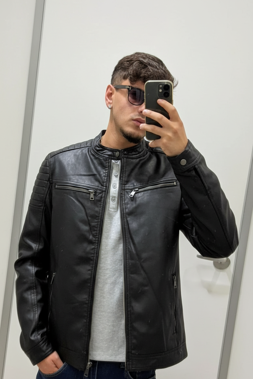 💎Giacca Biker da Uomo